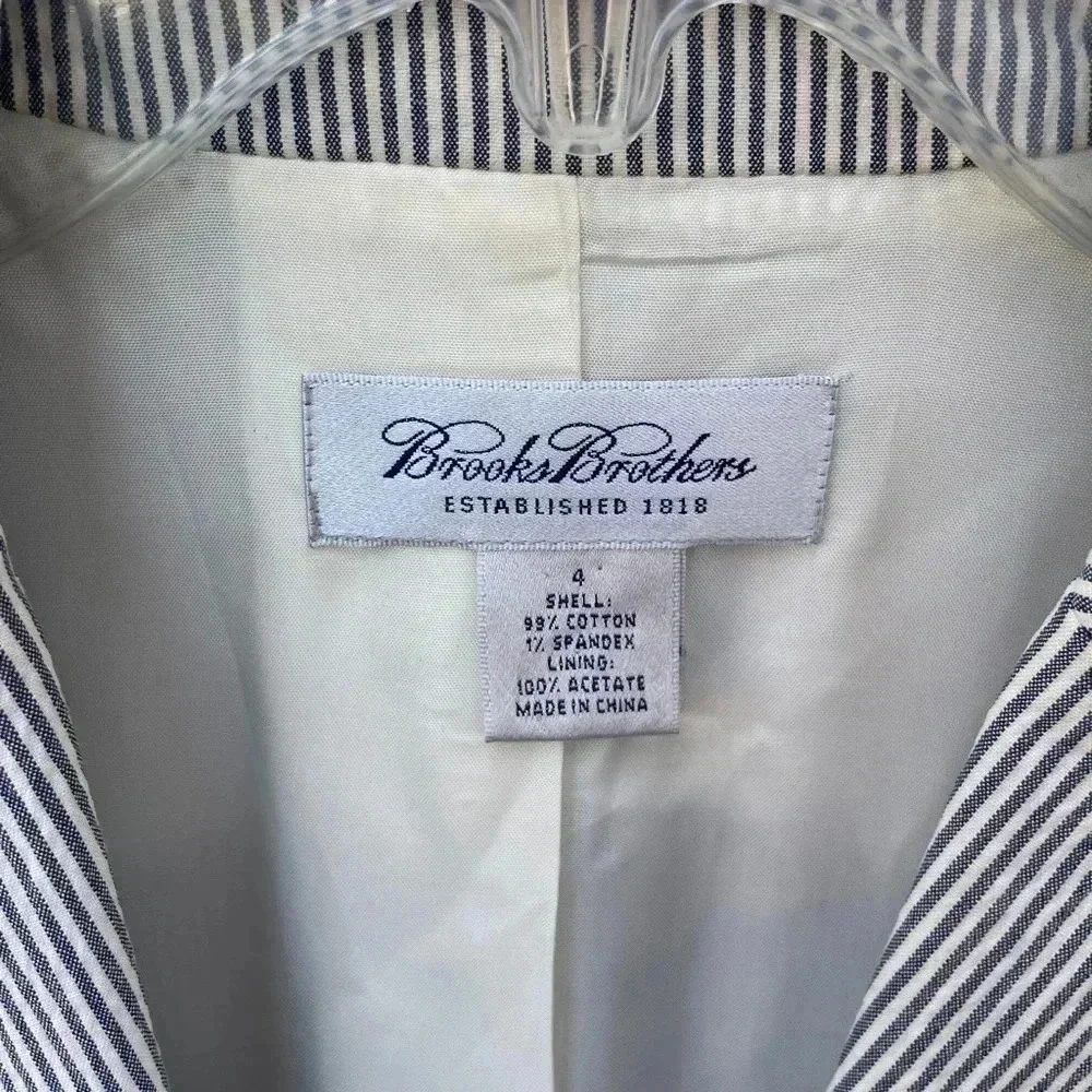 Brooks Brothers Seersucker Blazer - Picture 2 of 6